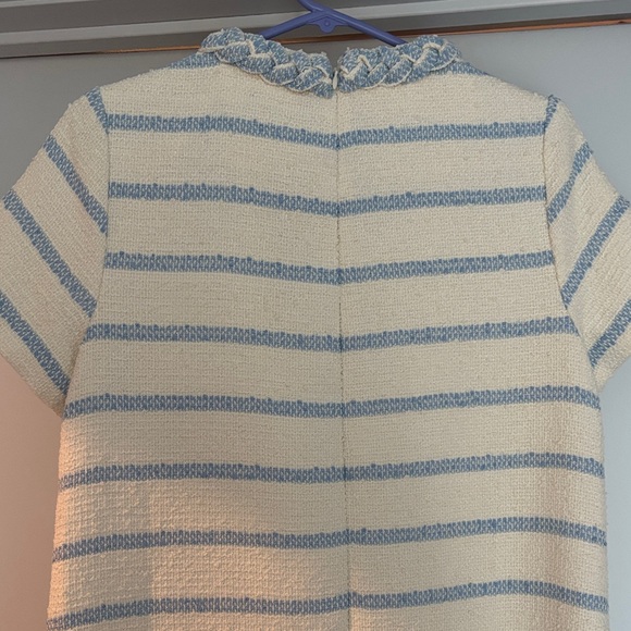 Tuckernuck Boucle blue and white striped dress - Picture 5 of 6